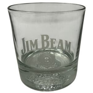 Vintage Jim Beam Golf Ball Lowball Whiskey Glass Barware